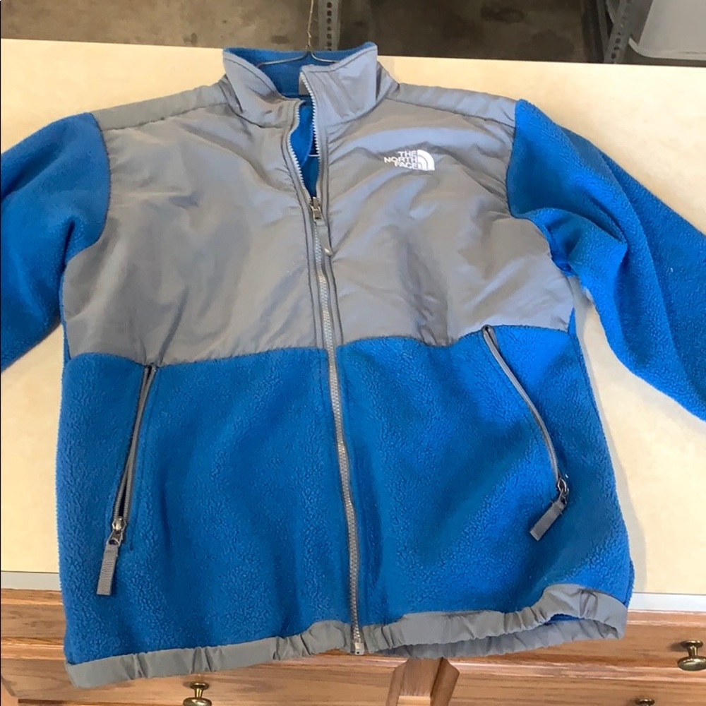 Blue TheNorthFace boys jacket